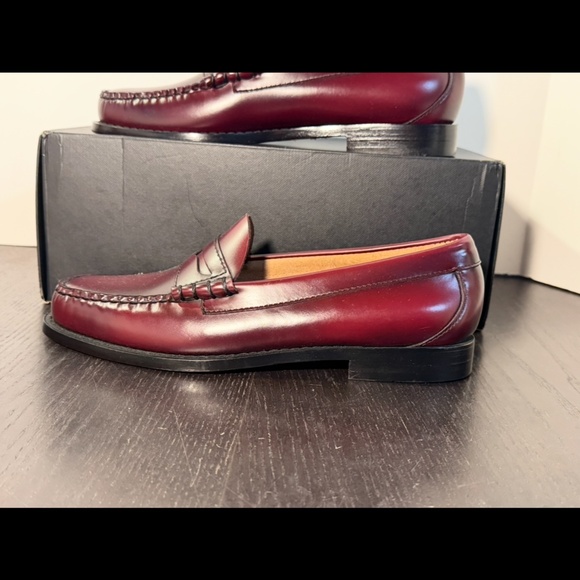 G.H. Bass Originals Larson Weejuns® Penny Loafer Leather Shoes Wine Mens 8D main image 9